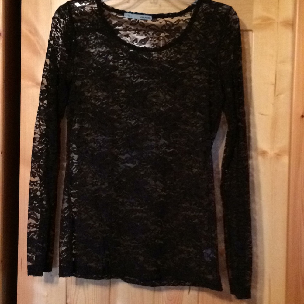 Black lace top sz med